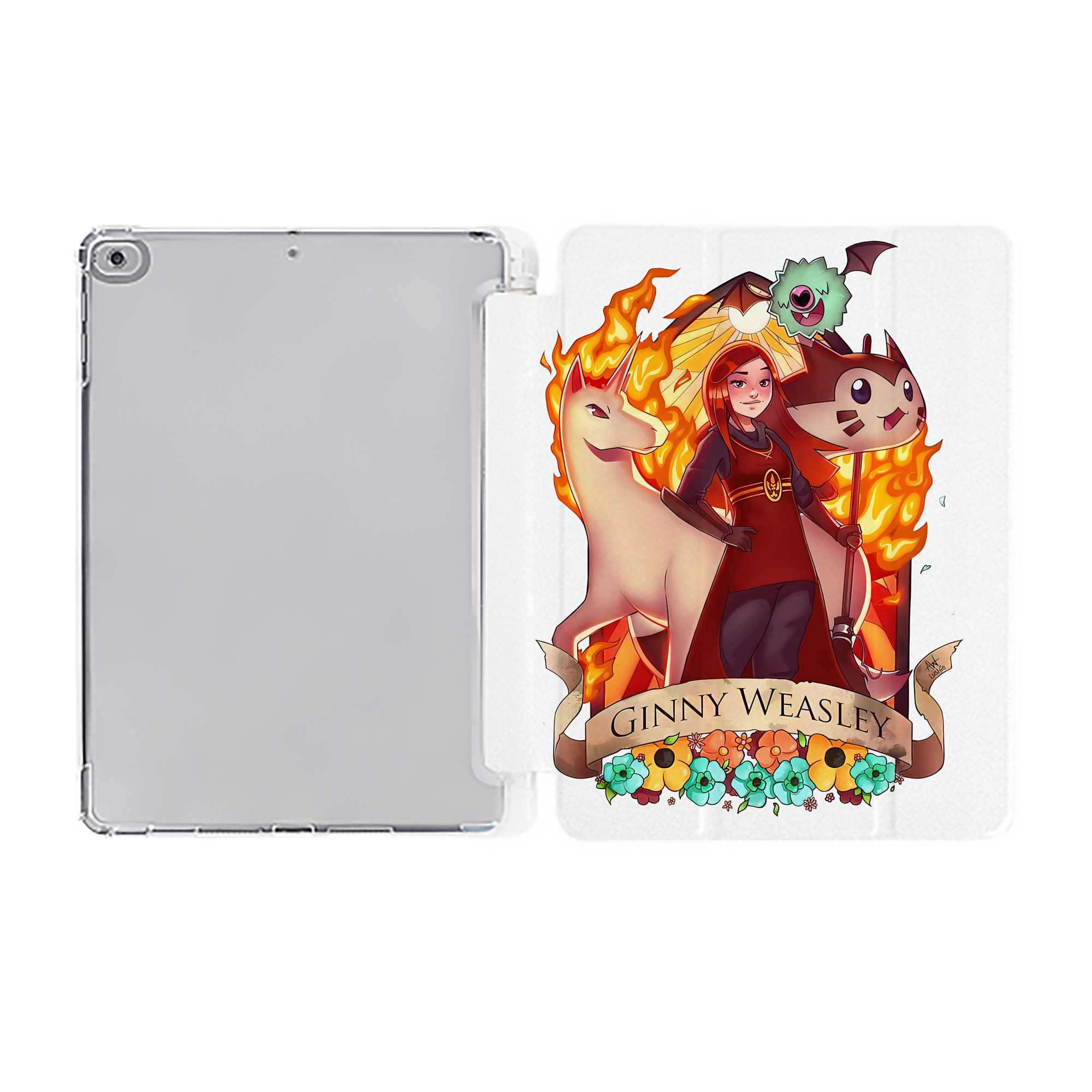 （画像用） Harry Potter ハリー・ポッターシリーズ IPad ケース ペン収納付き 三つ折りスタンド PUレザー×シリコン 対応機種9.5/10.5/10.9インチ